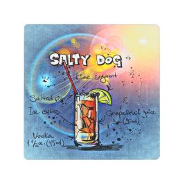 Impresión En Metal Cóctel de perro salado (#6 de 12 conjuntos de rece