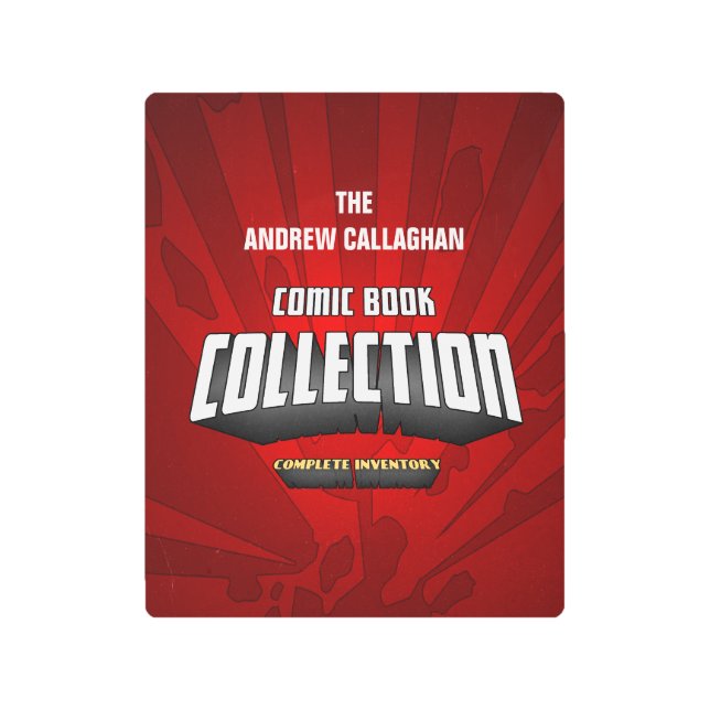 Impresión En Metal Colección de historietas de personalizado (Anverso)