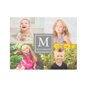 Impresión En Metal Collage de fotos familiar