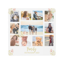 Collage de fotos familiar de moda