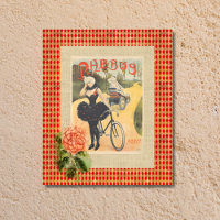 Collage de Vintage Phebus Woman & Cycle