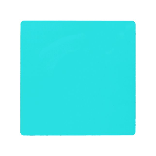 Impresión En Metal color turquesa oscuro (Anverso)