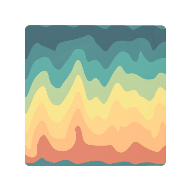 Impresión En Metal Color Wave Horizon (Anverso)