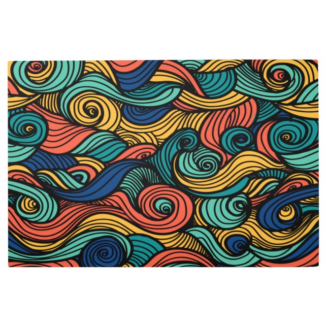 Impresión En Metal Colores giratorios: dinamismo para tu hogar (Anverso)