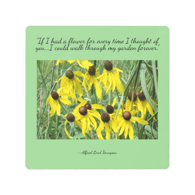 Impresión En Metal Conefarrias amarillas reflexionan sobre ti (Anverso)