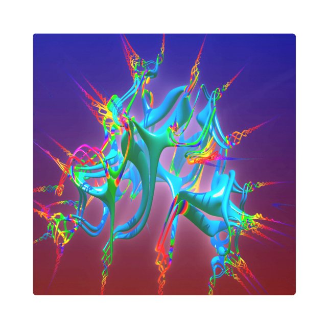 Impresión En Metal Conexión de neuronas (Anverso)