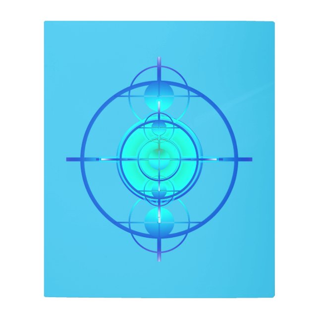 Impresión En Metal Connected Minds (Day Version) (Anverso)