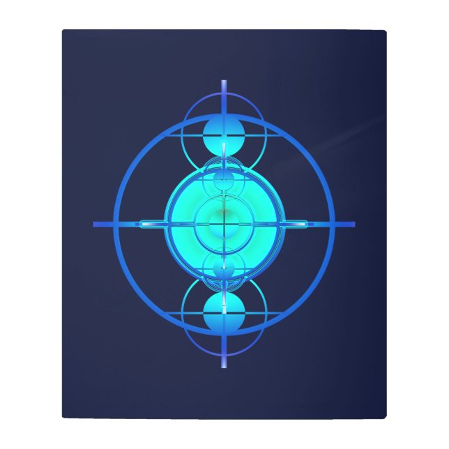 Impresión En Metal Connected Minds (Night Version) (Anverso)