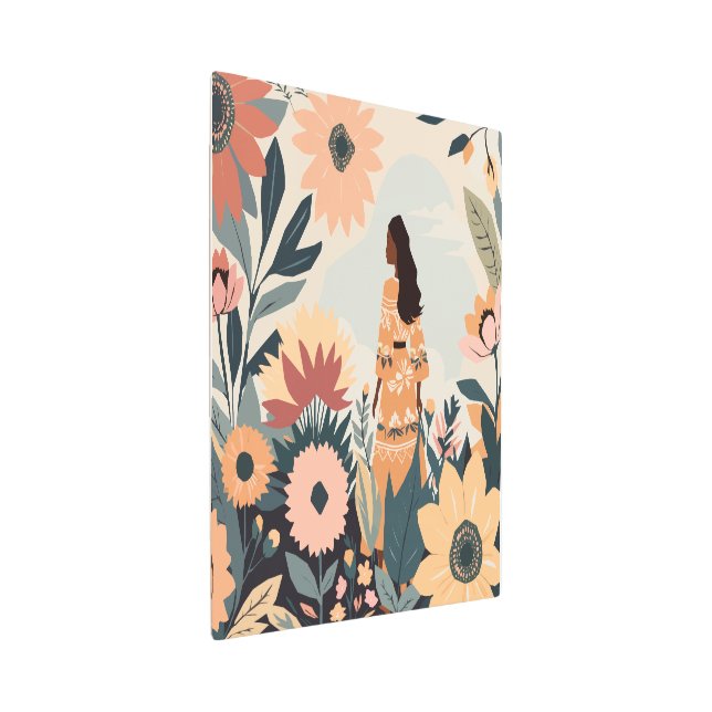 Impresión En Metal Contemplación de jardines (3/4)