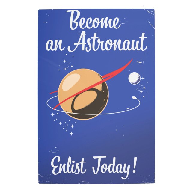 Impresión En Metal ¡Conviértete hoy en un aliado astronauta! (Anverso)