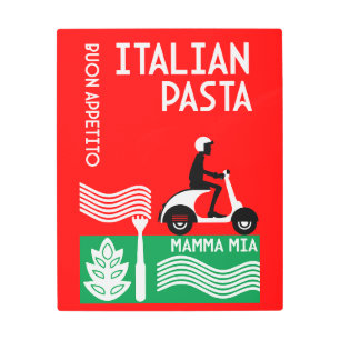 Impresión En Metal Cook italiano