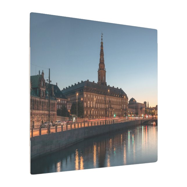 Impresión En Metal Copenhague Dinamarca (Angulado)