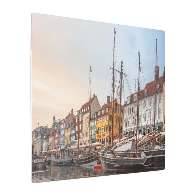 Impresión En Metal Copenhague Dinamarca (Angulado)