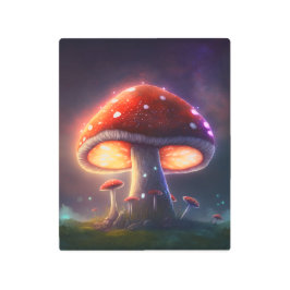 Impresión En Metal Cosmic Amanita Muscaria