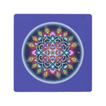 Cosmic Mandala Metal Wall Art