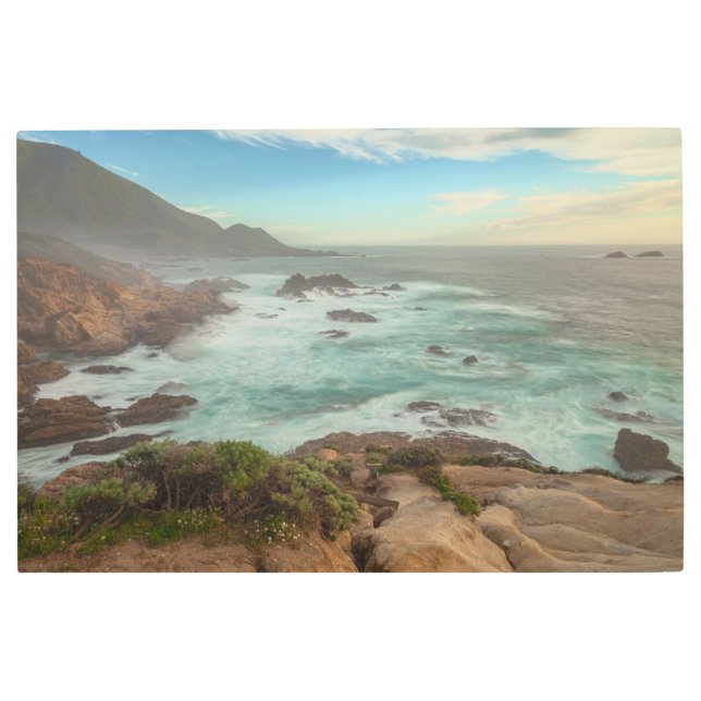 Impresión En Metal Costa de California (Anverso)