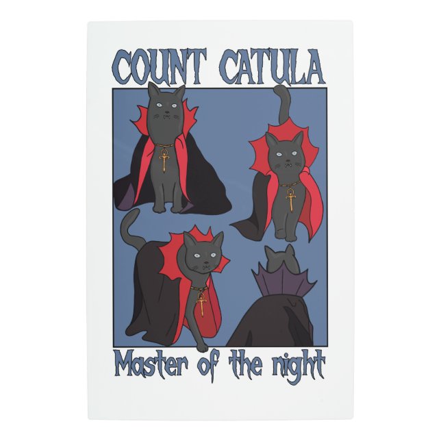 Impresión En Metal Count Catula Master of the Night (Anverso)