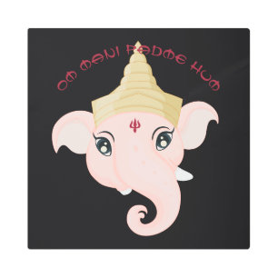 Impresión En Metal Crea tu propia y colorida ganesh