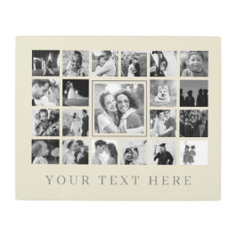 Impresión En Metal Crea tu propio Collage de fotos 21 fotos