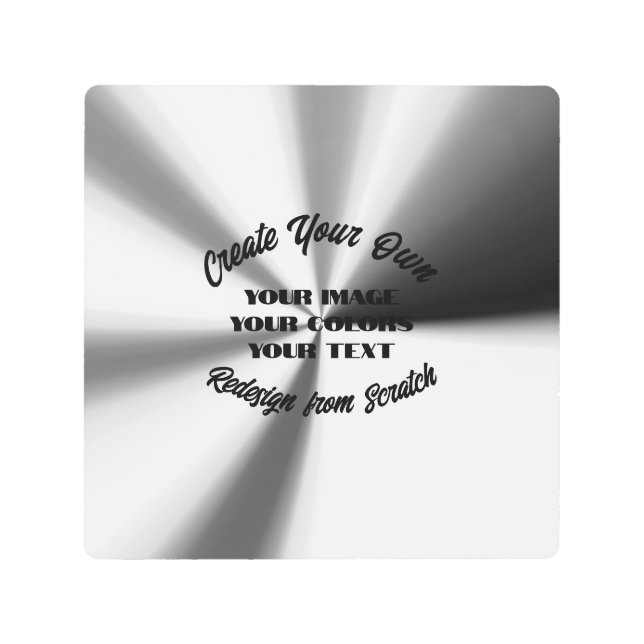 Impresión En Metal Crear el propio (Anverso)