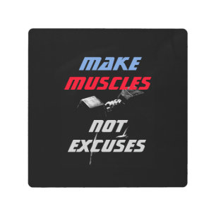 Impresión En Metal Crear músculos Construcción de cuerpos Fitness Mot