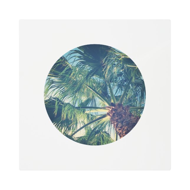 Impresión En Metal Crear su propia foto de forma de círculo