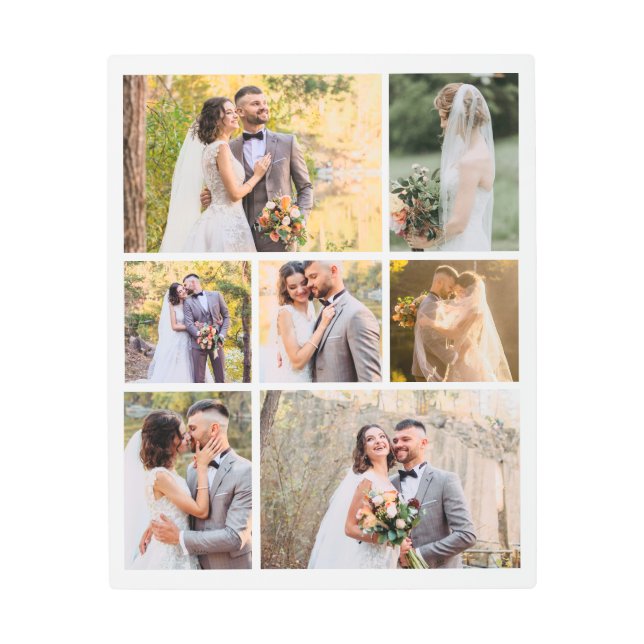 Impresión En Metal Crear su propio Boda de fotos 7 (Anverso)