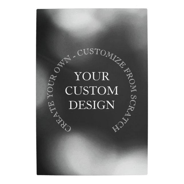 Impresión En Metal Crear su propio diseño/logotipo personalizado (Anverso)