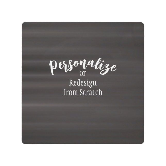 Impresión En Metal Crear su propio diseño personalizado (Anverso)