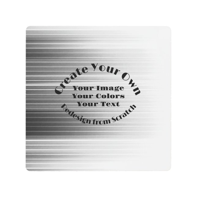 Impresión En Metal Crear su propio Personalizado (Anverso)