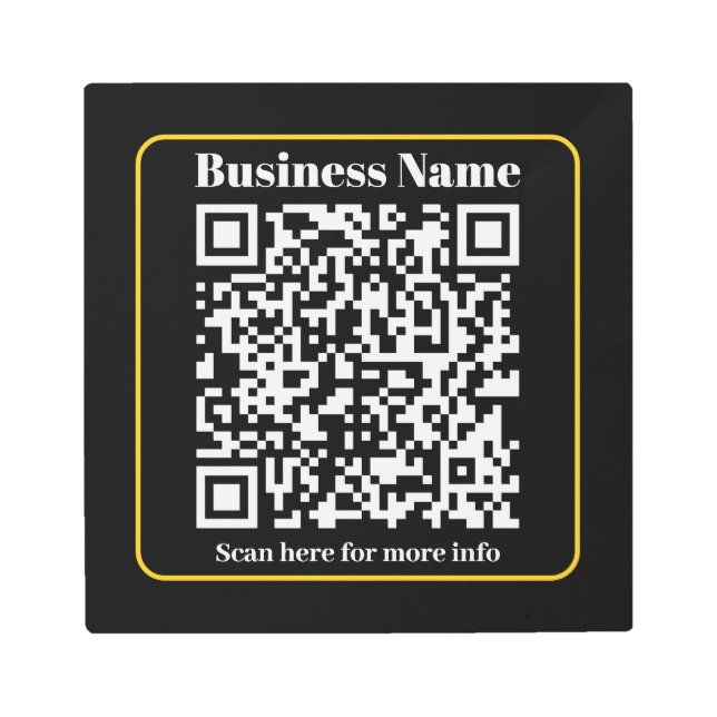 Impresión En Metal Crear un código QR comercial digitalizable instant (Anverso)
