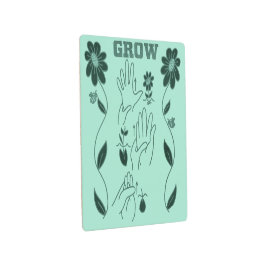 Impresión En Metal Crecer - Diseño ASL