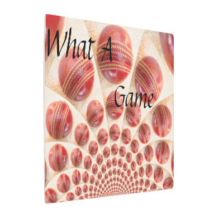 Impresión En Metal Cricket, qué juego.