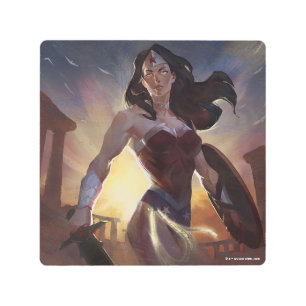 Impresión En Metal Crisis infinita Ilustracion de mujer maravilla