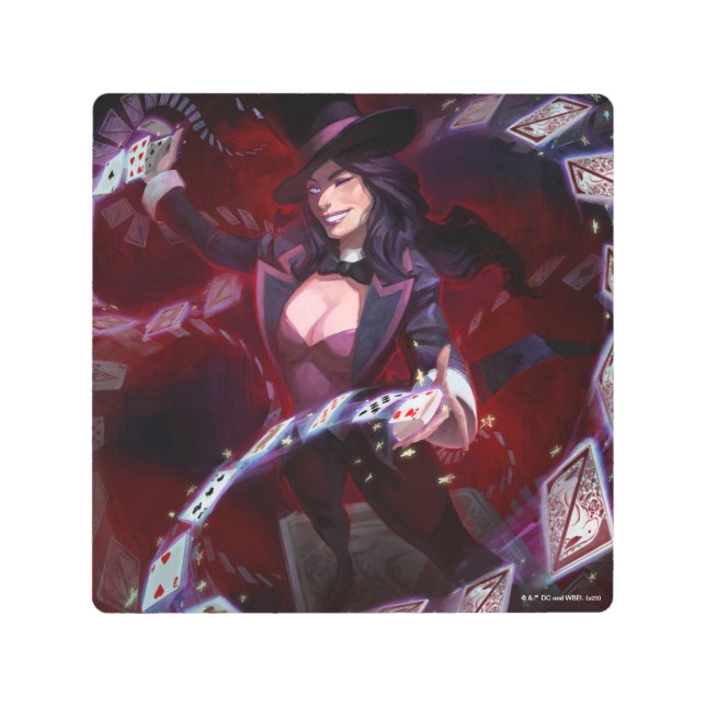 Impresión En Metal Crisis infinita Ilustracion de Zatanna (Anverso)