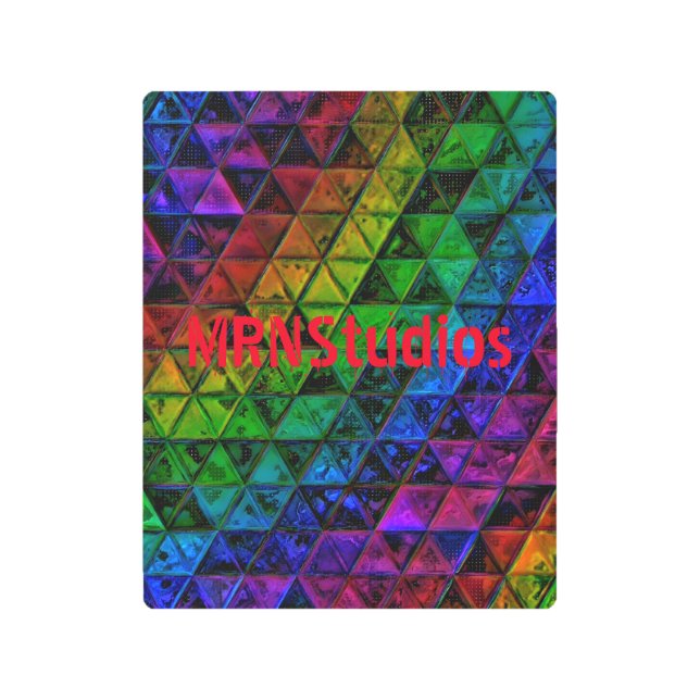 Impresión En Metal Cristal de orgullo (Anverso)