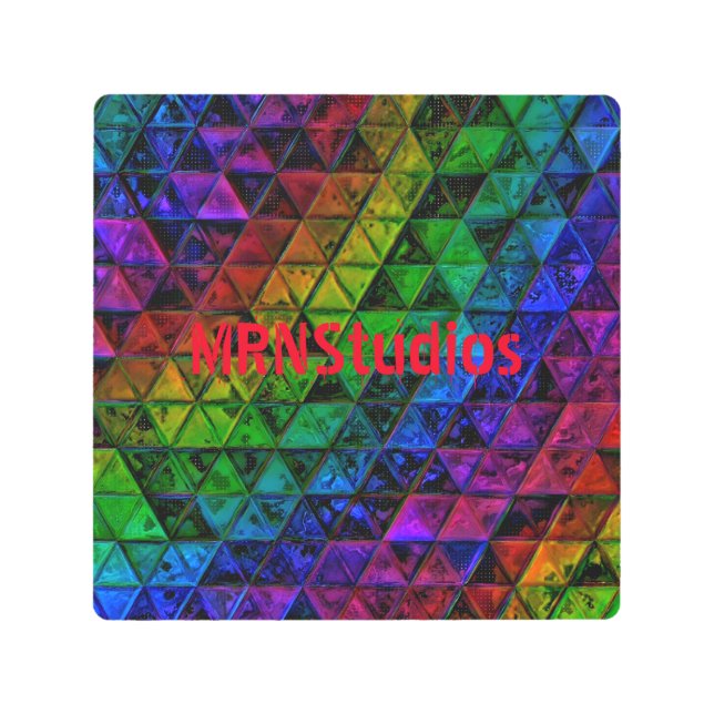 Impresión En Metal Cristal de orgullo (Anverso)