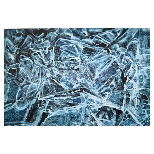 Impresión En Metal Cristales de hielo (Anverso)