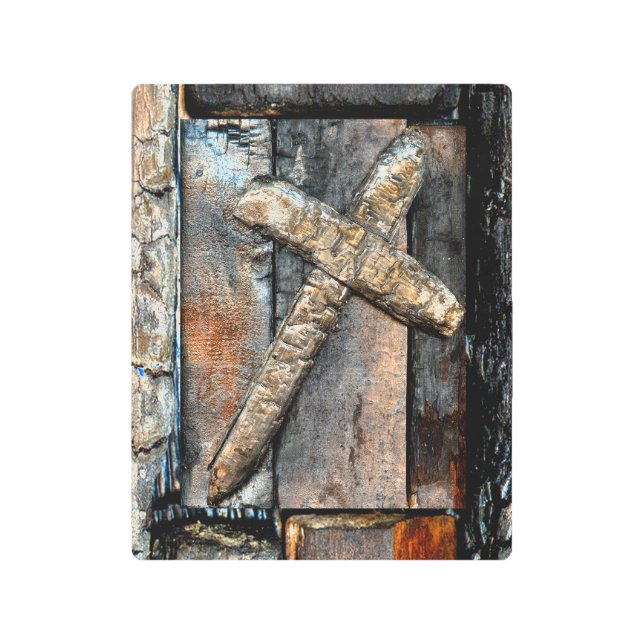 Impresión En Metal Cruz de la fuerza (Anverso)