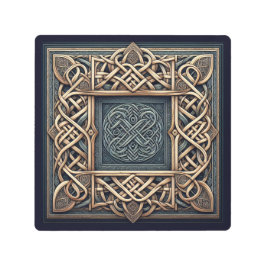Impresión En Metal Cuadrado Celta