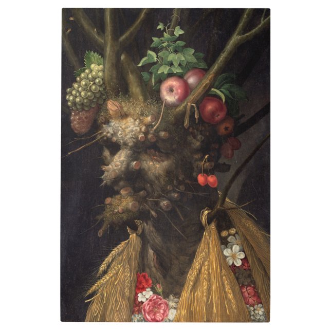 Impresión En Metal Cuatro estaciones en una cabeza de Giuseppe (Anverso)