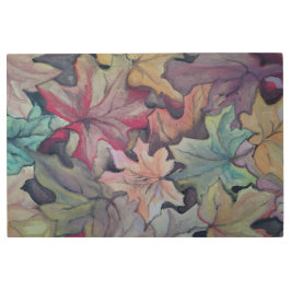 Impresión En Metal Cubierta de hojas de otoño