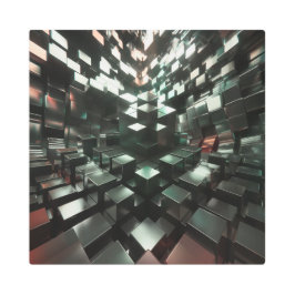 Impresión En Metal Cubos 3D