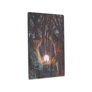 Impresión En Metal Cuento de hadas de los reyes   Mikalojus Ciurlioni