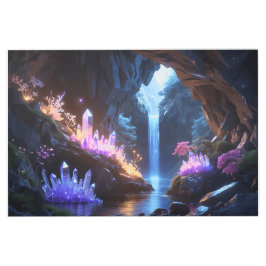Impresión En Metal Cueva de Cristal con Cascada Mágica