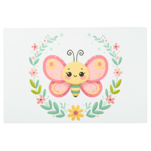 Impresión En Metal Cuta, primavera/mariposa