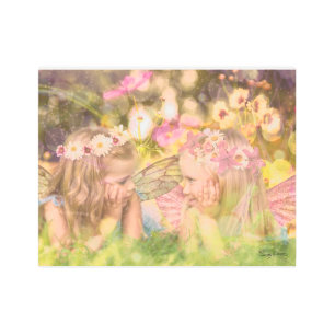 Impresión En Metal Cute Fairy Best Friends Fantasy Artwork