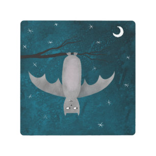 Impresión En Metal Cute Vampire Bat