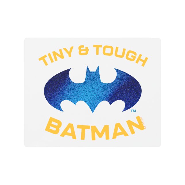 Impresión En Metal Cuter Than Cute Tiny & Tough Batman (Anverso)