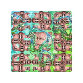 Impresión En Metal Cyberpunk Dieselpunk, motor de ráfaga y mossy